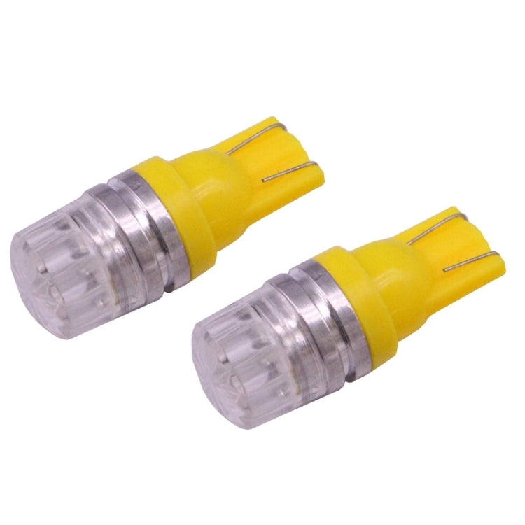 2 PCS T10 1.5W 60LM 1 LED Dark Blue COB LED Brake Light for Vehicles, DC12V