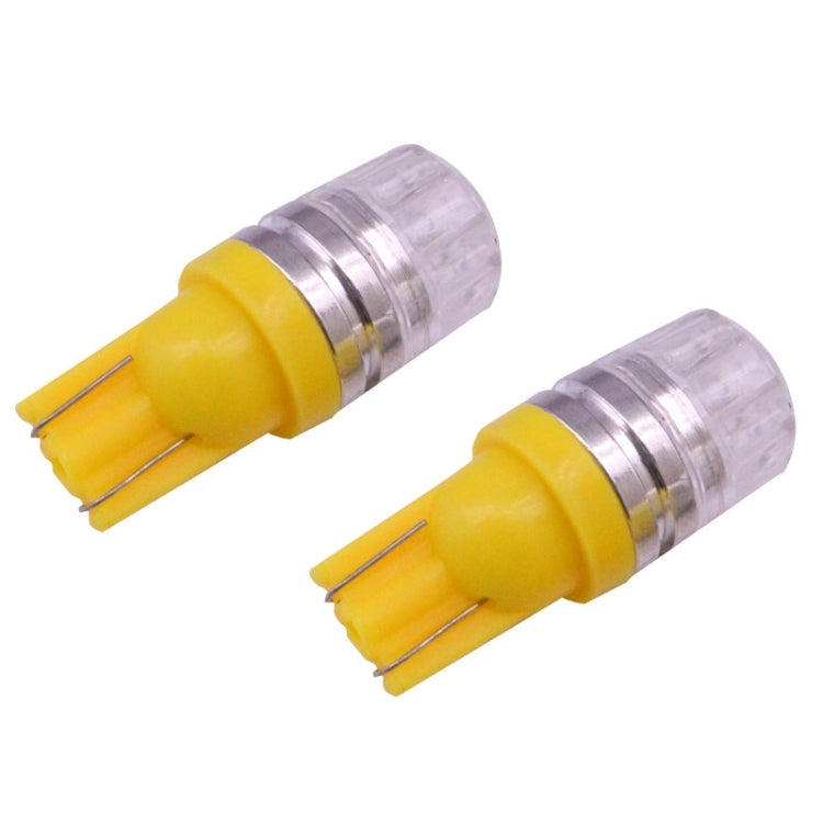 2 PCS T10 1.5W 60LM 1 LED Dark Blue COB LED Brake Light for Vehicles, DC12V