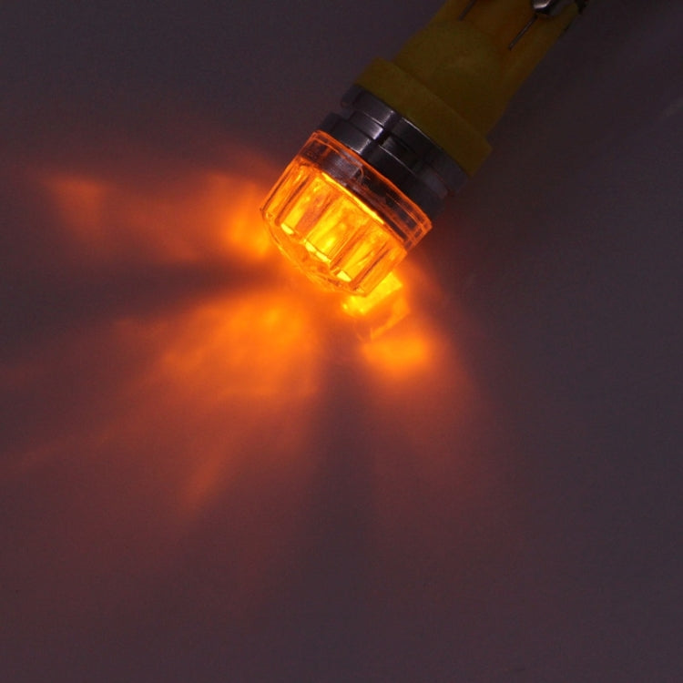2 PCS T10 1.5W 60LM 1 LED Dark Blue COB LED Brake Light for Vehicles, DC12V