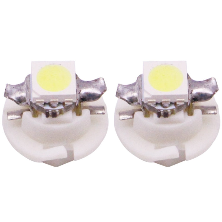 2 PCS B8.4 0.2W 12LM 1 LED SMD 5050 LED Instrument Light Bulb Dashboard Light for Vehicles, DC 12V