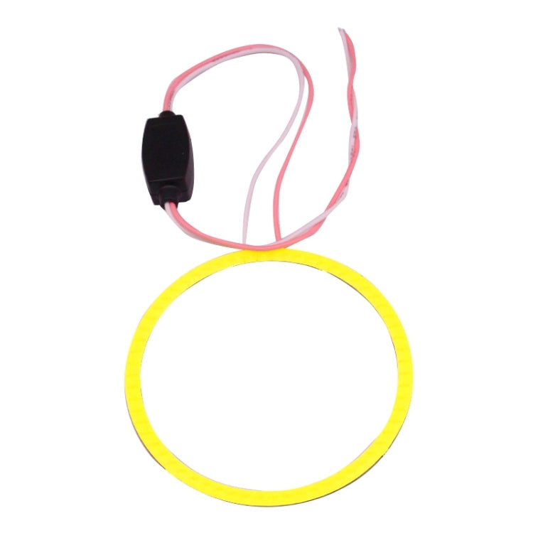 70mm 5W 180LM Angel Eyes Circles Car Headlight COB LED Lights for Vehicles, DC 12-24V, 70mm Blue Light, 70mm White Light