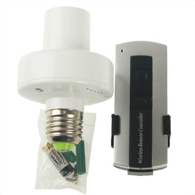 E27 Wireless Remote Control Lamp ,360-Degree(Full Range) Remote Contro