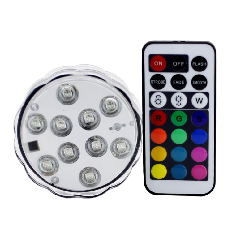 Colorful Remote Control Decoration Diving Lamp, 10-LED with Remote Control(White)