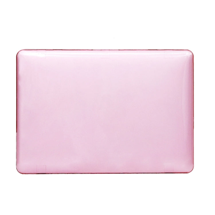 For MacBook Air 13.3 inch A1466 2012-2017 / A1369 2010-2012 Laptop Crystal Hard Protective Case, Grey, Pink