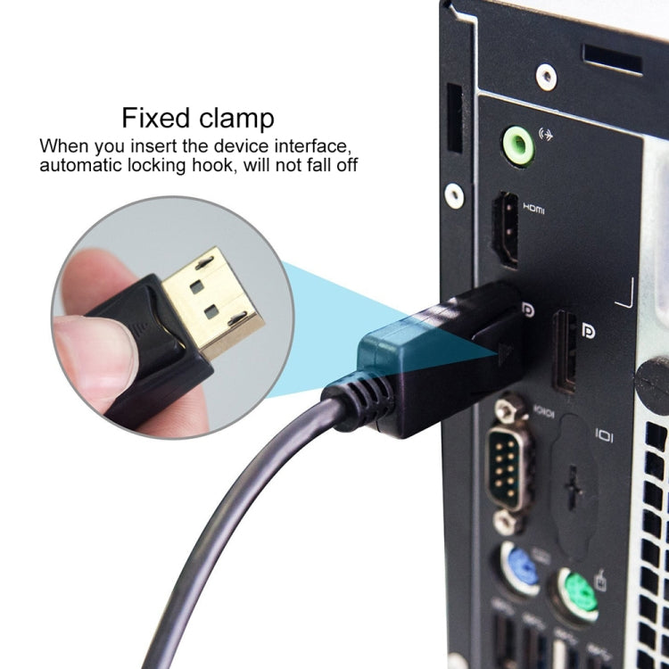 DisplayPort Male to Display Port Male Cable, Length: 1.8m