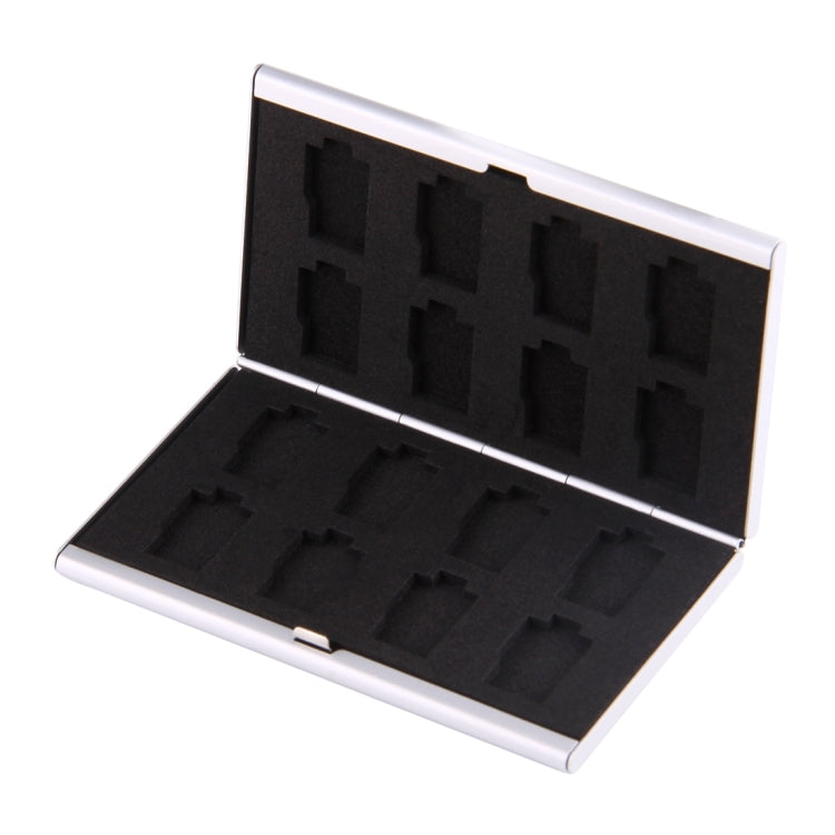 16 in 1 Memory Card Protective Case Box for 16 TF Cards, 8 TF + 8 TF Silver, 8 TF + 8 TF Black, 8 TF + 8 TF Pink