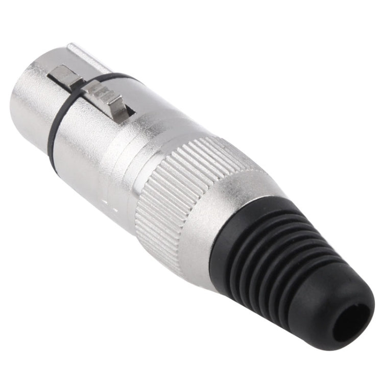3 Pin XLR Female Plug Microphone Connector Adapter