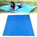 Waterproof Oxford Cloth 420D Oxford Material Camping Picnic Beach Tent Roof Tarp (Size: 215x215cm)(Blue)