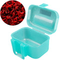 Plastic Live Earthworm Fishing Tackle Box Bug Shrimp Bait Box, Bug Shrimp Bait Box