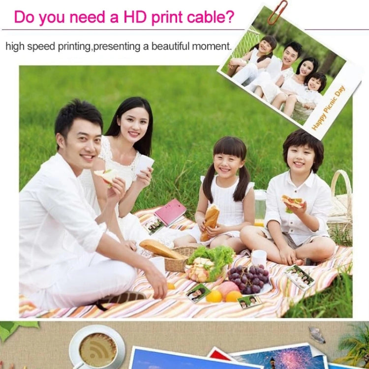 USB 2.0 Printer Extension AM to BM Cable, Length: 3m(Black)