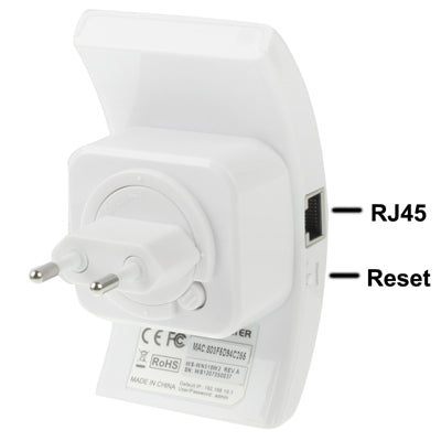 300Mbps Wireless-N WIFI 802.11n Repeater Range Expander (WS-WN518W2)(White)