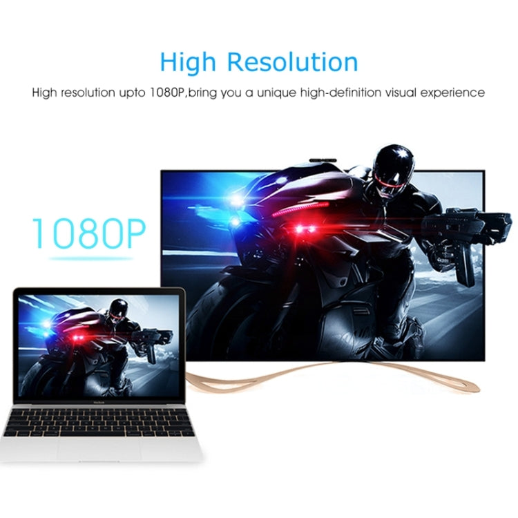 24cm Full HD 1080P HDMI to VGA  Audio Output Cable for Computer / DVD / Digital Set-top Box / Laptop / Mobile Phone / Media Player(White)