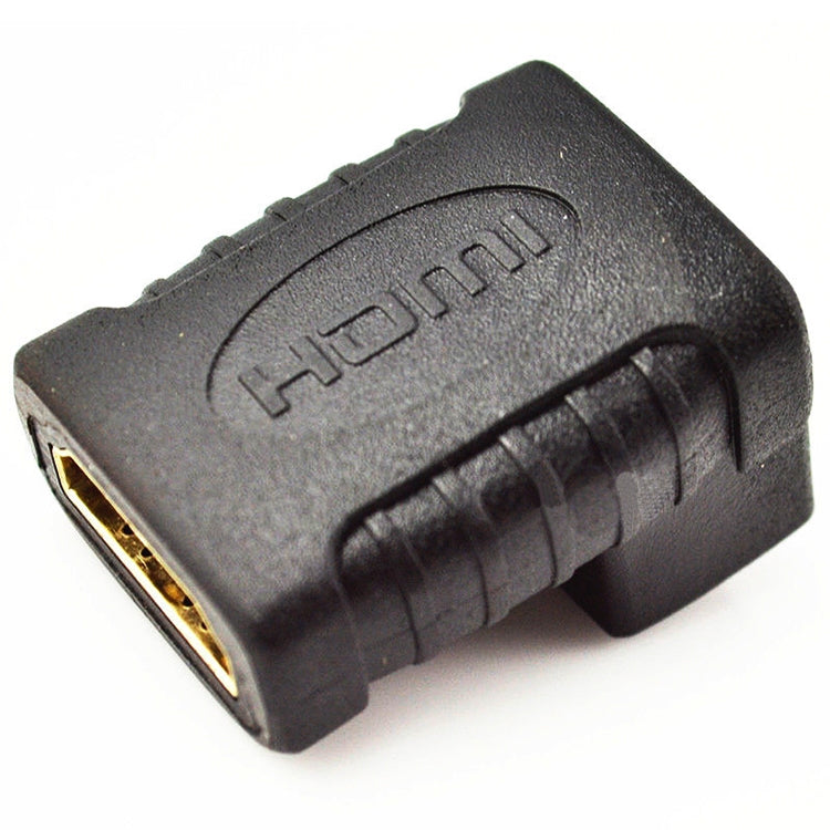 HDMI Angle Coupler (Female to Female) - 90 Degree (Gold Plated)(Black)