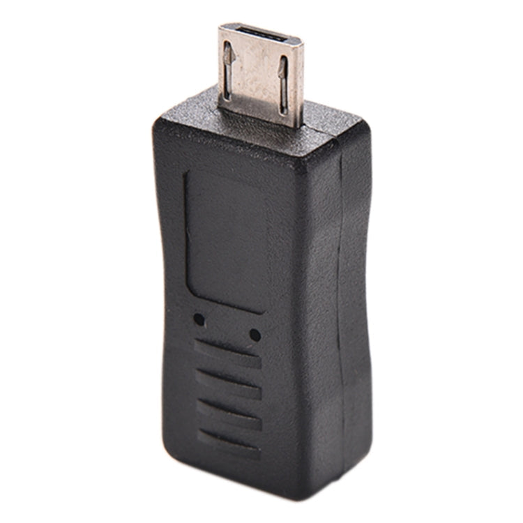 USB 2.0 Micro USB Male to Female Adapter for Galaxy S IV / i9500 / S III / i9300(Black)