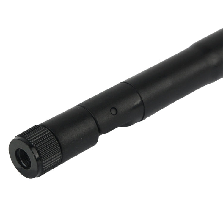 Wireless 15DBi RP-SMA Male Network Antenna (Softcover Edition)(Black)