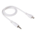 3.5mm Male to Micro USB Male Audio AUX Cable, Length: about 50cm
