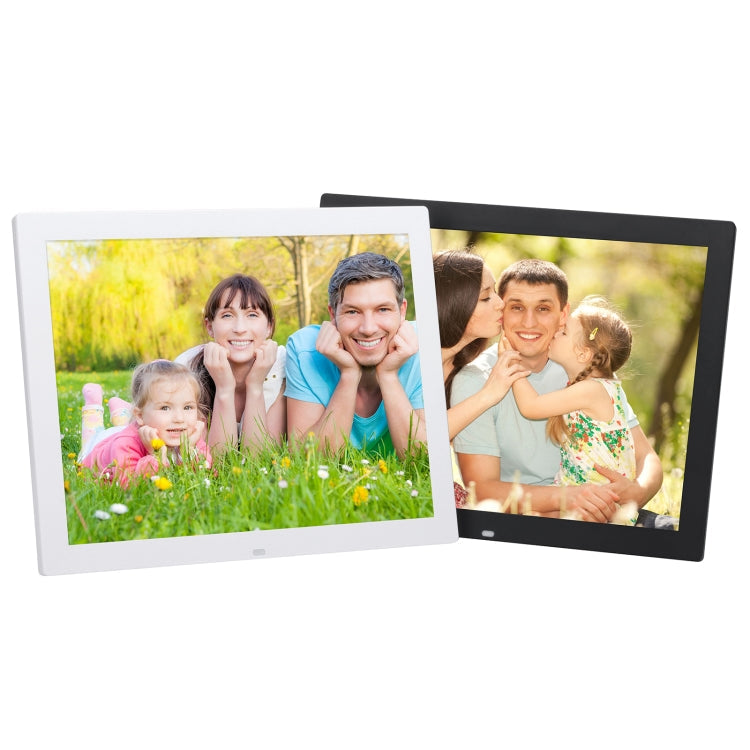 14 inch HD LED Screen Digital Photo Frame with Holder & Remote Control, Allwinner, Alarm Clock / MP3 / MP4 / Movie Player(Black)