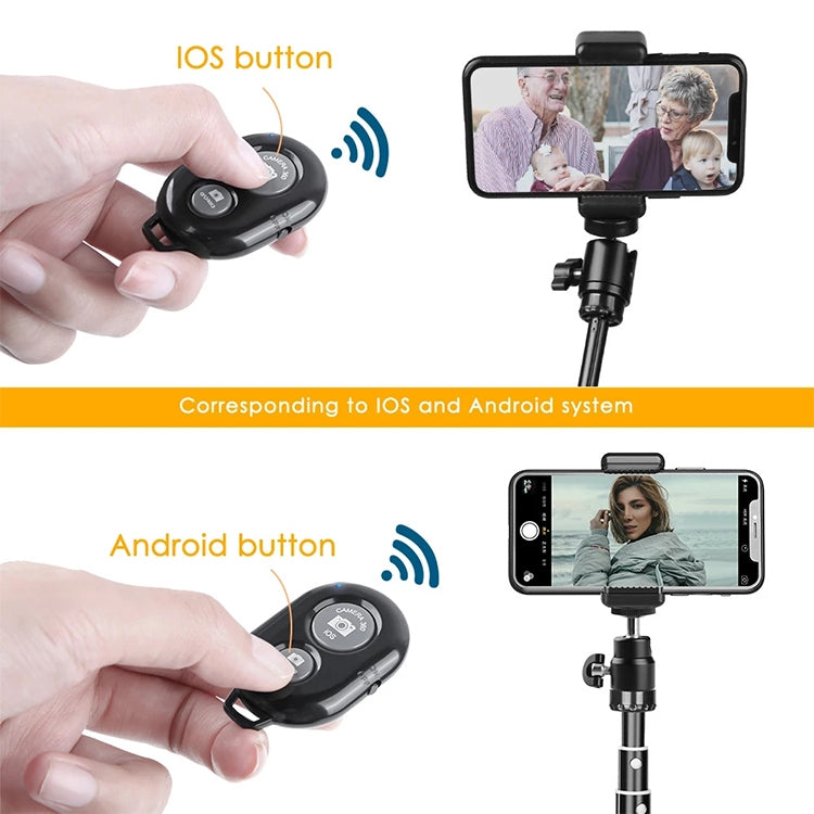 BRCMCOM Chip Universal Bluetooth 3.0 Remote Shutter Camera Control Self-timer(Black)