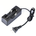 Battery Charger for 18650, Output: 4.2V/ 650mA, US Plug(Black)