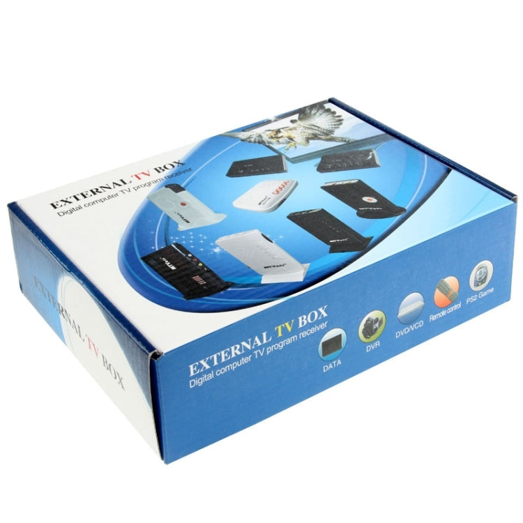 Global Mini LCD TV Receiver Box Digital Computer VGA TV Programs Tuner Receiver Dongle Monitor, Model: 775