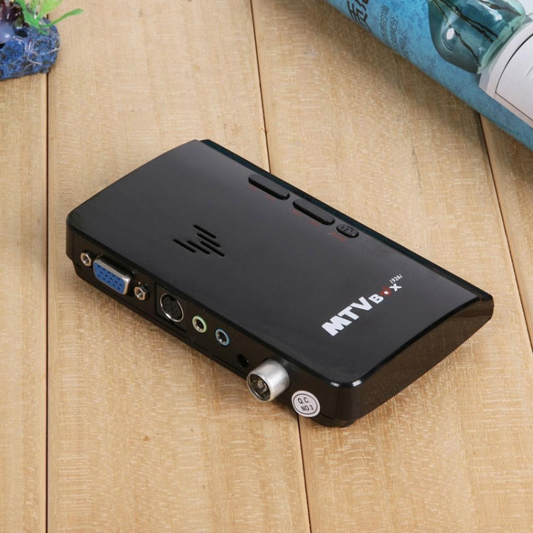 Global Mini LCD TV Receiver Box Digital Computer VGA TV Programs Tuner Receiver Dongle Monitor, Model: 775