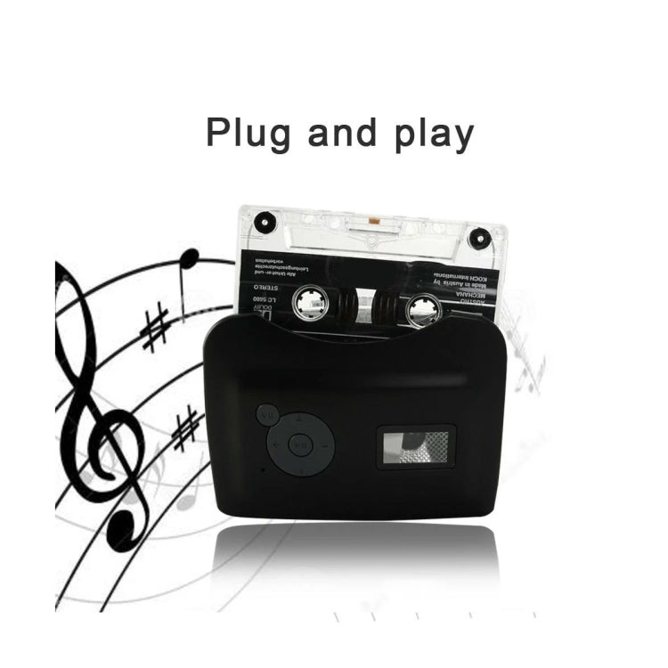 Ezcap 230 Cassette Tape to MP3 Converter Capture Audio Music Player(Black)