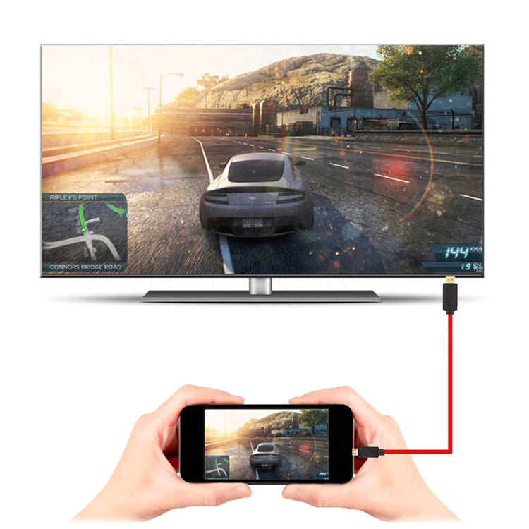 2m Full HD 1080P Micro USB MHL  USB Connector to HDMI Adapter HDTV Adapter Converter Cable