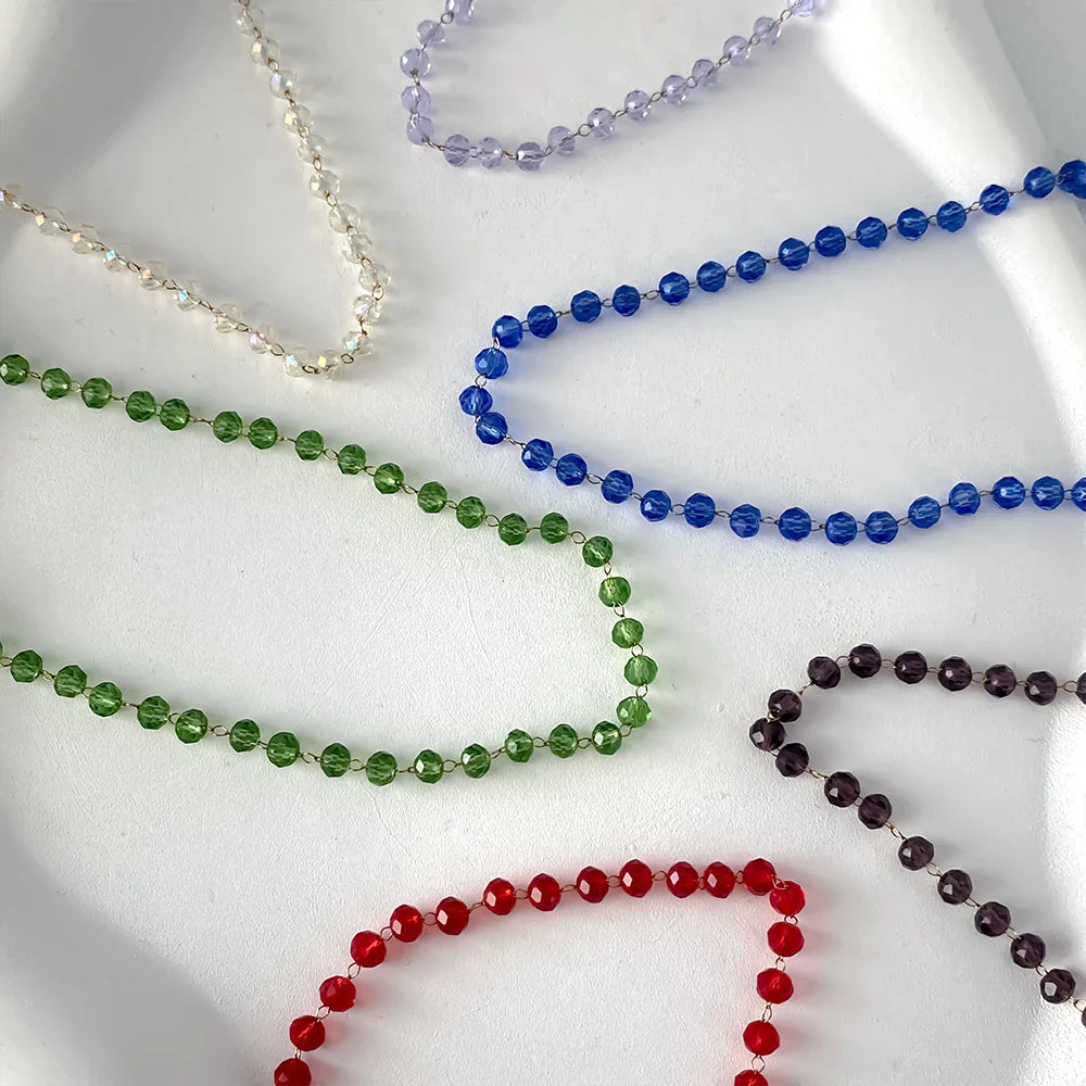Crystal Beads Necklaces