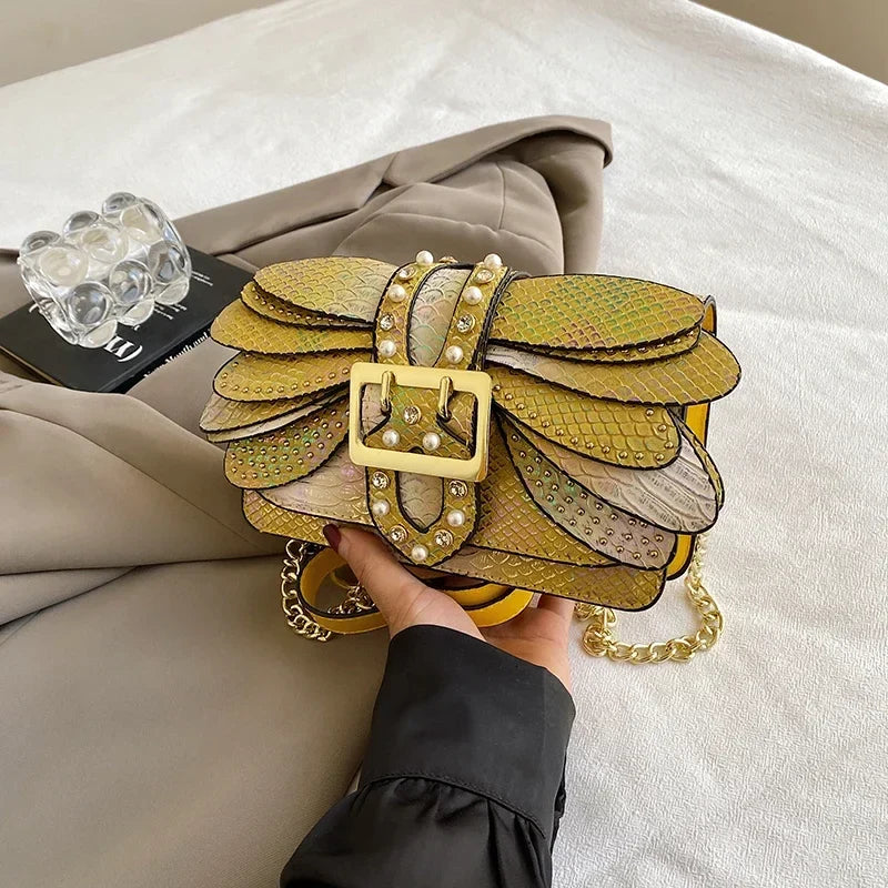 Handmade Rivet Butterfly Wing Crossbody Bag | Women's Designer Shoulder Bag | 8 Colours
