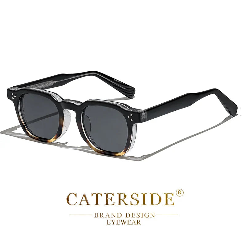 Retro Punk Men Sunglasses Small Frame Square Personalized Design Sun Glasses