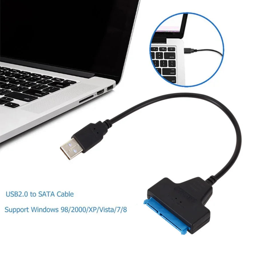 USB 3.0/2.0 SATA 3 Cable Sata To USB 3.0 Adapter Up To 6 Gbps Support 2.5 Inch External HDD SSD Hard Drive 22 Pin Sata III Cable