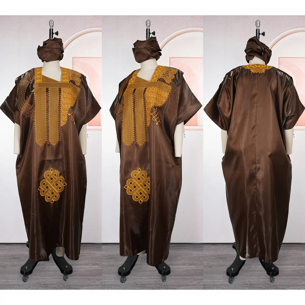 African dresses for women's dresses luxury elegant Embroidery traditional outfit