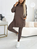 Women's Two Pieces Set Hooded Tracksuit Set
