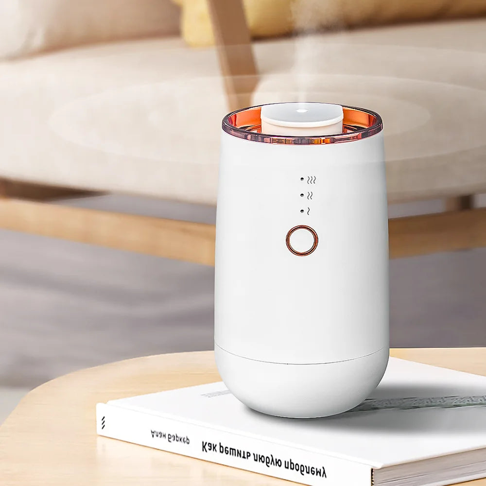 Mini Car Waterless Essential Oils Diffuser Car Fragrance Aromatherapy Diffuser Higher Atomizing Efficienc Home Air Freshener