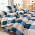 Winter Bedding Thick Quilt Blanket Thick Warm Flannel Fleece Comforter for Cold