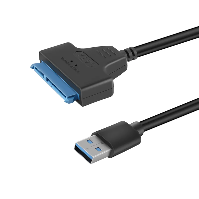 C9-Sata Iii Usb 3.0 Cable Adapter External Hard Drive Usb To Serial Ata 22Pin Converter Hard Disk W/Uasp For 2.5Inch Hdd/Ssd 50C