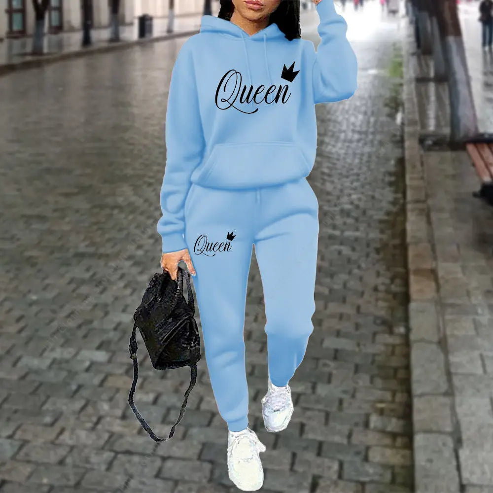 Women's Hoodies 2pcs Suit Tracksuit
