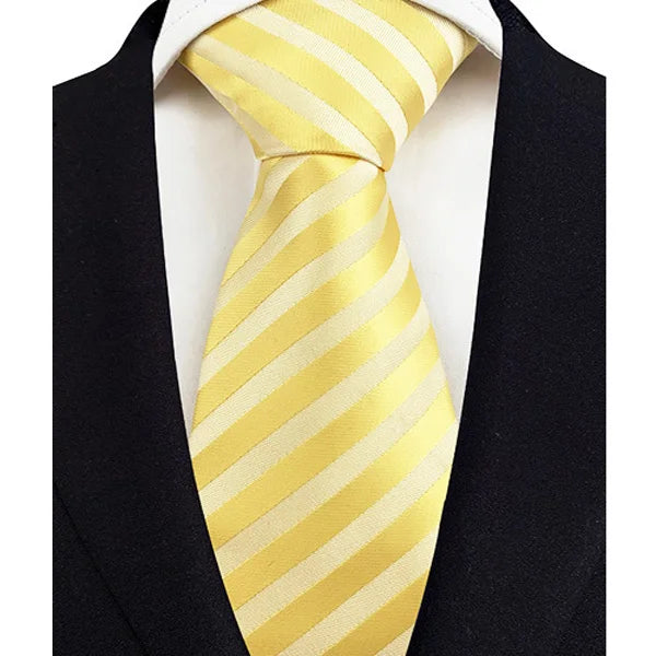 Men's Silk-Feel Necktie – 8cm Knit Polyester | Solid Colours | 18 Shades | Business & Formal Wear