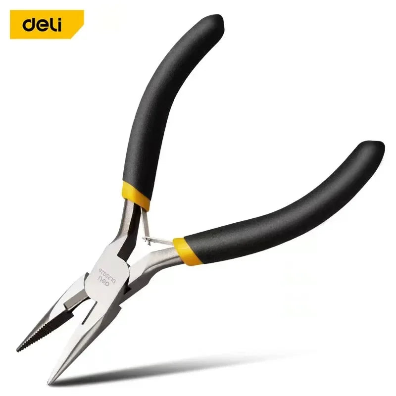 DeLi 1 Piece Multifunctional Hand Tools Jewelry Pliers Equipment Round Nose End Cutting Wire Pliers For Handmade Making Accessor