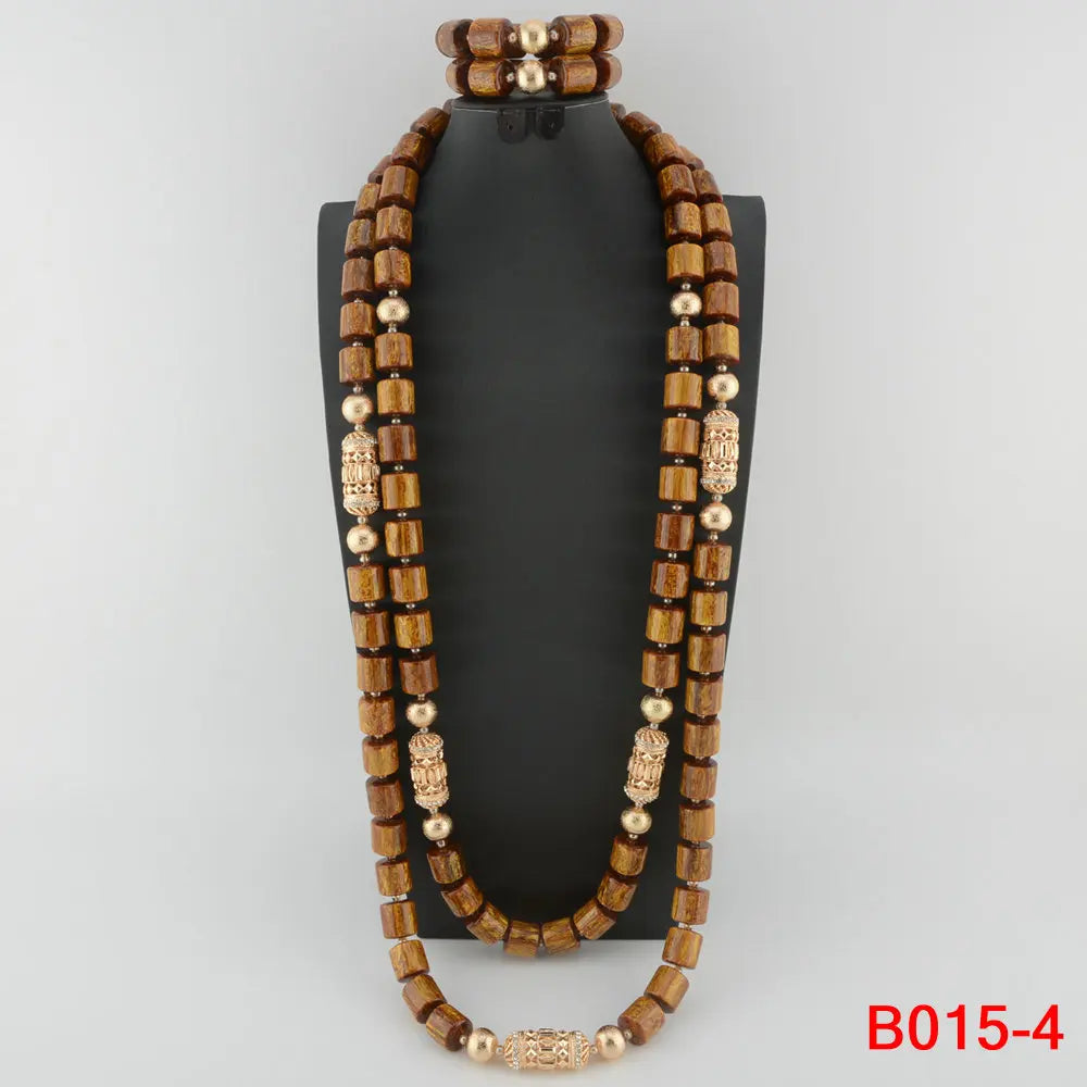 Traditional Nigerian Wedding Artificial Coral Beads Bridal Jewelry Sets African