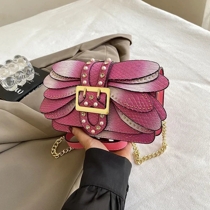 Handmade Rivet Butterfly Wing Crossbody Bag | Women's Designer Shoulder Bag | 8 Colours