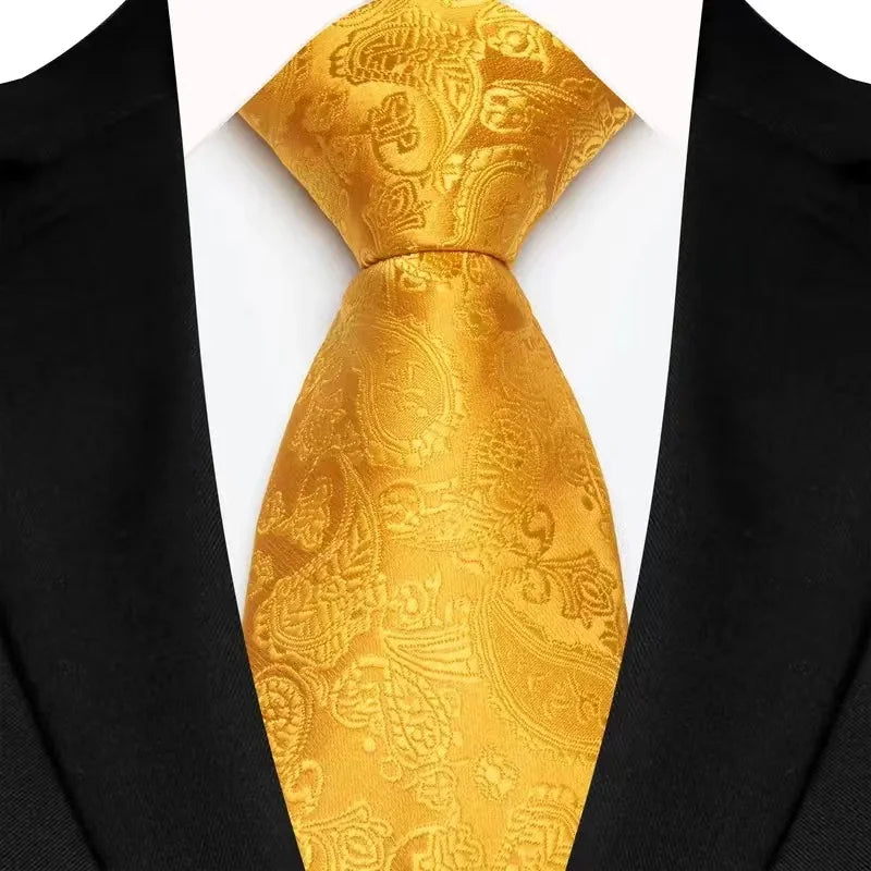 Men's Silk-Feel Necktie – 8cm Knit Polyester | Solid Colours | 18 Shades | Business & Formal Wear