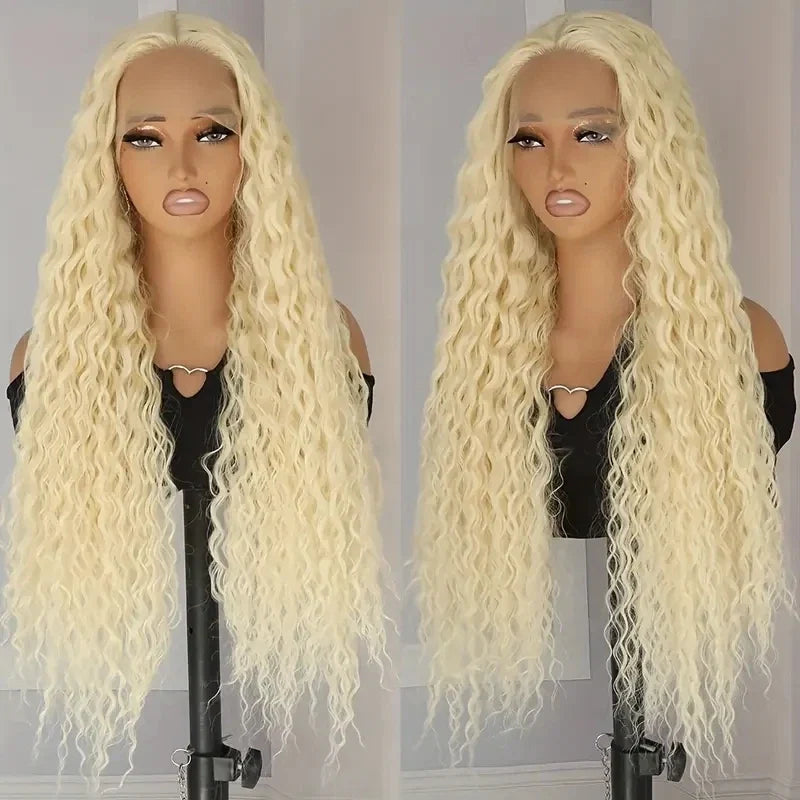 Human Hair Deep Wave 13x6 Hd Lace Frontal 250 Density Brazilian Pre Plucked Curly Wigs