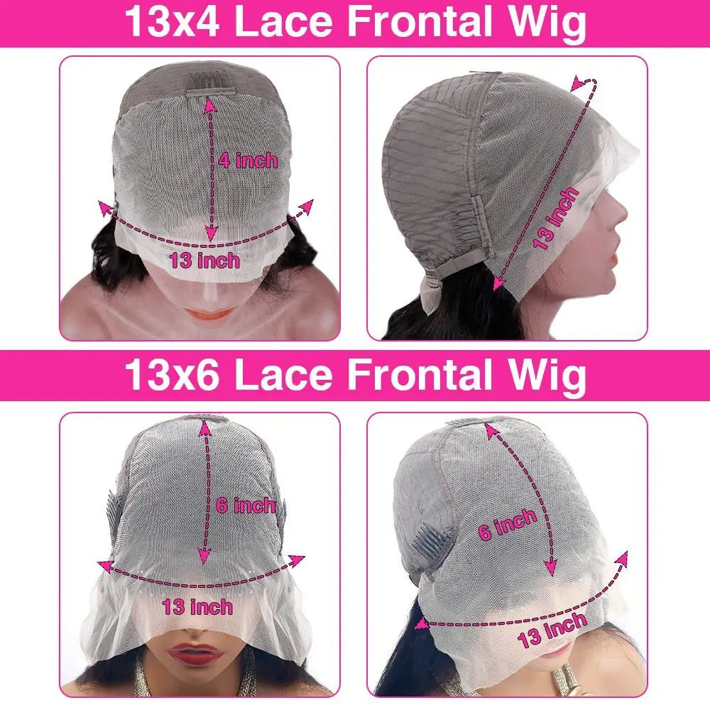 P4/27 Highlight Colored 13x4 13x6 HD Lace Frontal Wig 32 46 Inch 220 Density Remy Hair Bone Straight human Hair Wigs For Women