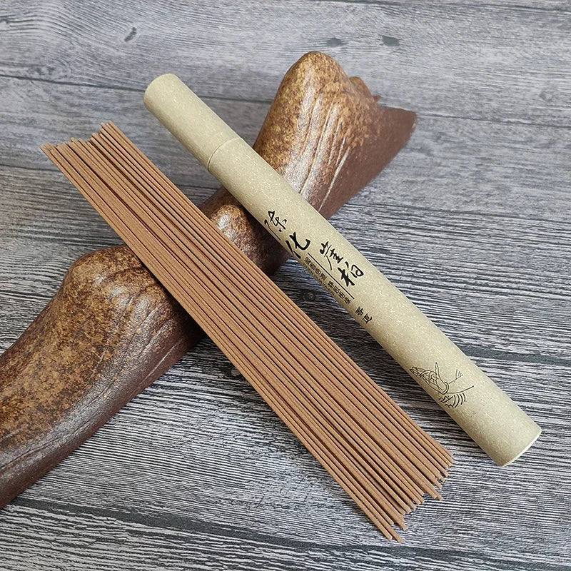 Y 40Pcs Natural Sandalwood Incense Sticks Home Incense Stick Aroma Blessing Ceremony Pray Buddha Incense Lavender Green Tea Rose