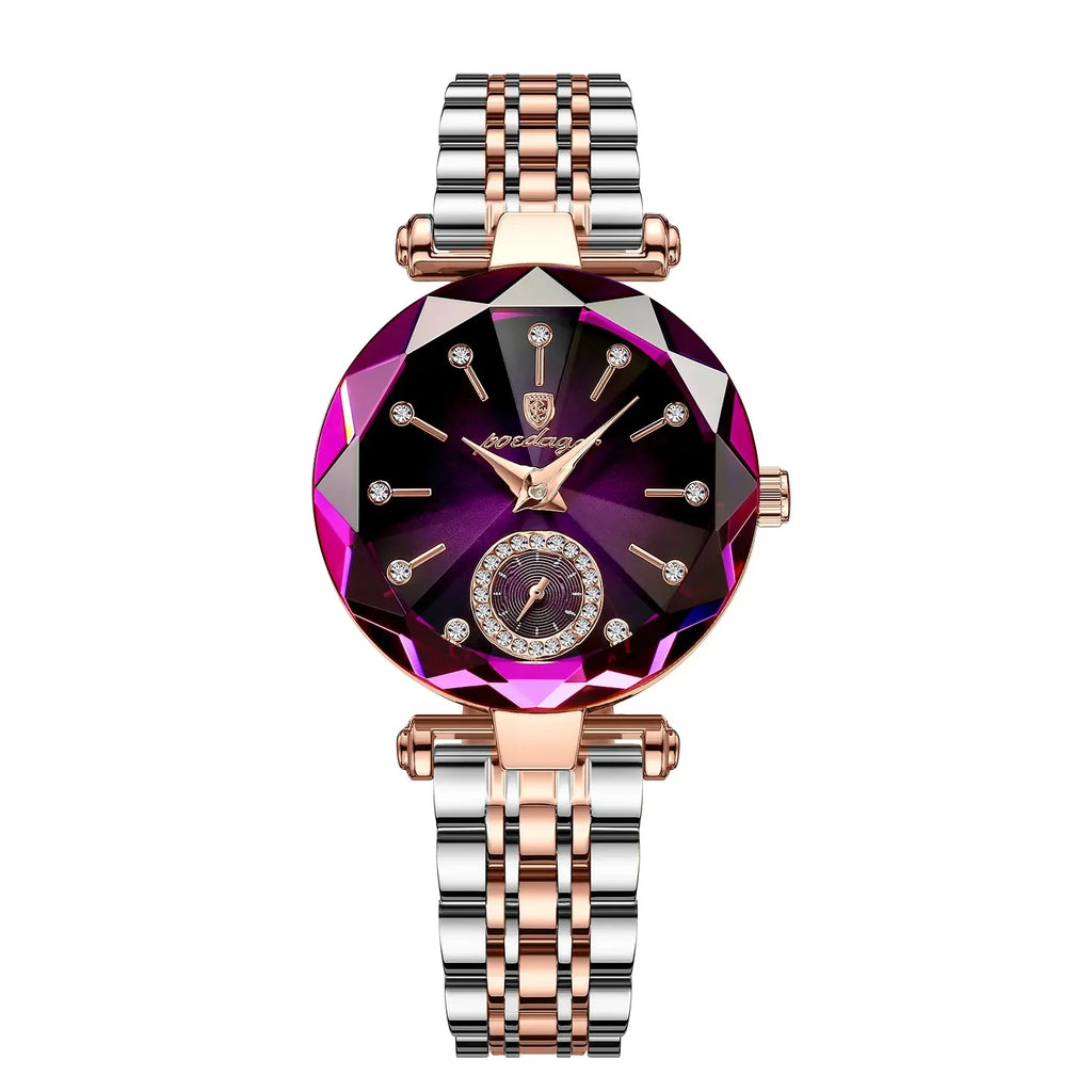 Luxury Elegant Ladies Wristwatch Waterproof Stainless Steel Watch for Woman