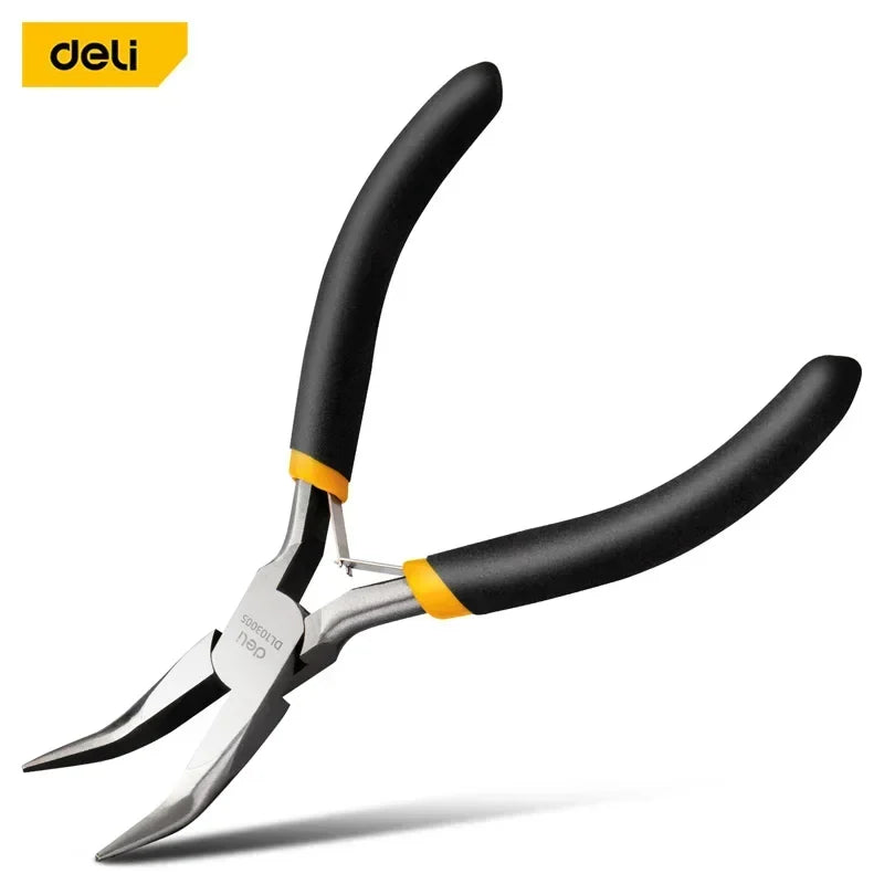 DeLi 1 Piece Multifunctional Hand Tools Jewelry Pliers Equipment Round Nose End Cutting Wire Pliers For Handmade Making Accessor