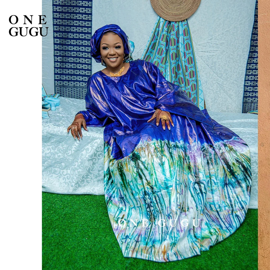 Mali Perfumed First Quality African Dashiki Basin Dress Nigerian Origianl Printing Bazin Riche Wedding Party Boubou Long Robe