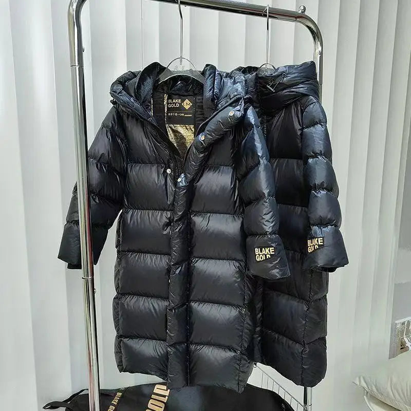 Children's Winter Down Jacket Duck Down Warm Hooded Outerwear