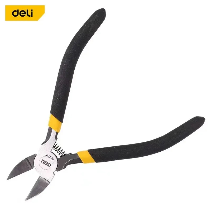 DeLi 1 Piece Multifunctional Hand Tools Jewelry Pliers Equipment Round Nose End Cutting Wire Pliers For Handmade Making Accessor